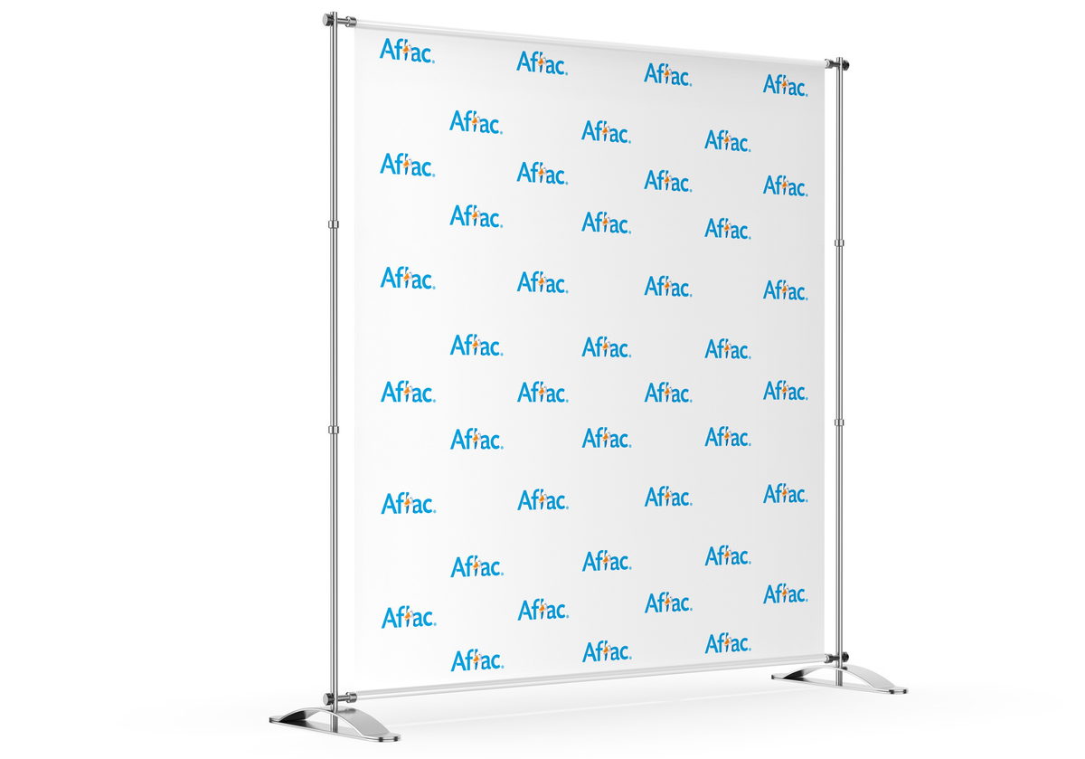 Custom Aflac Printed Backdrop Rentals | Lafayette
