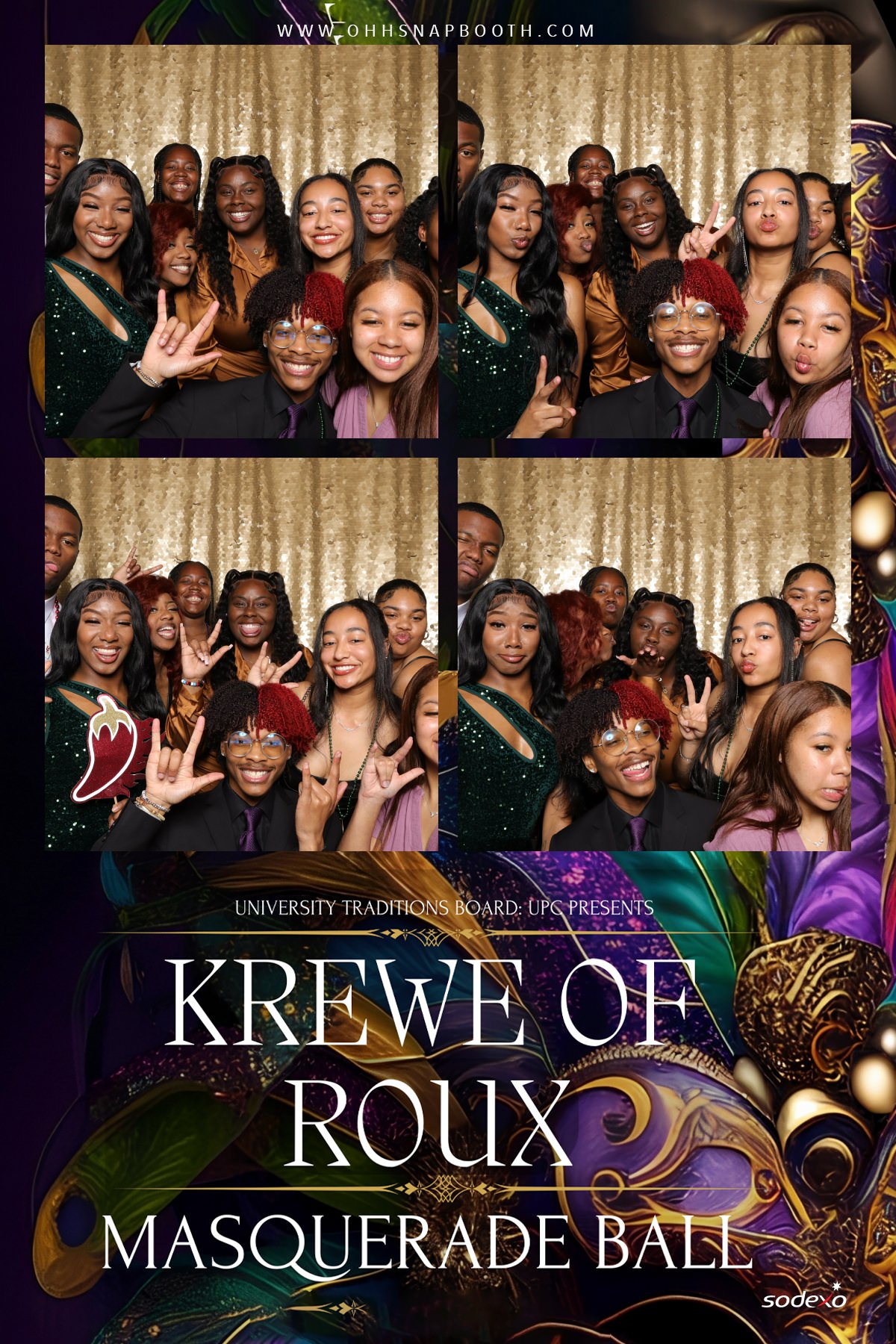 Lafayette Mardi Gras photo booth image 387