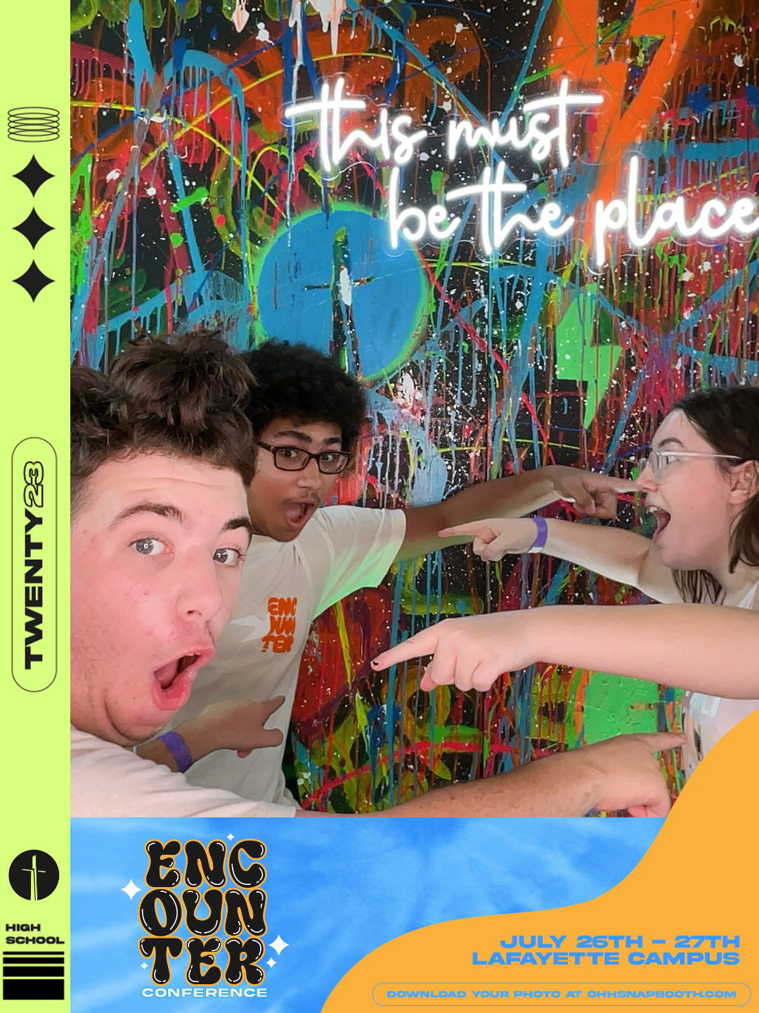 School social/digital booth