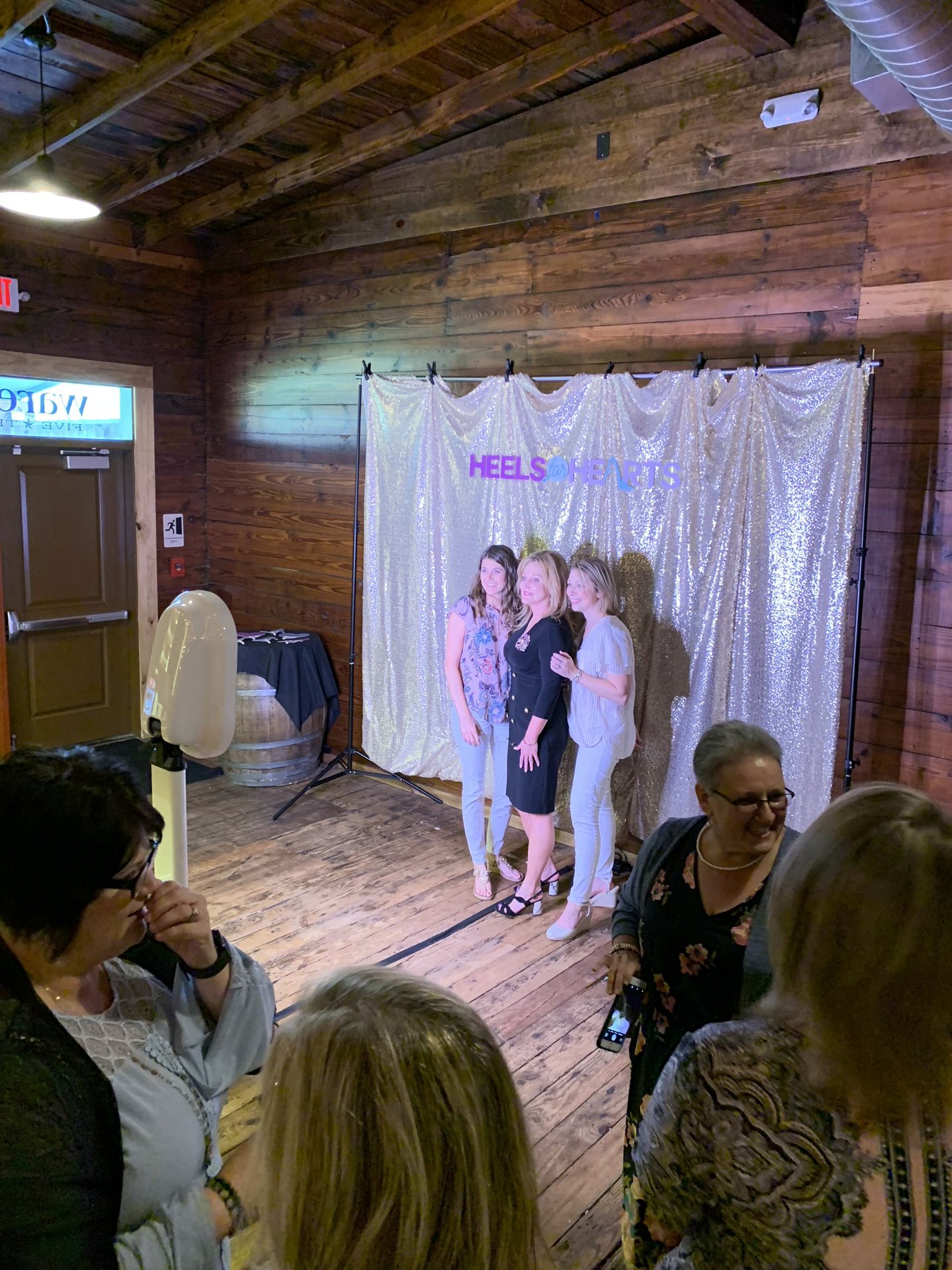 Corporate social/digital booth