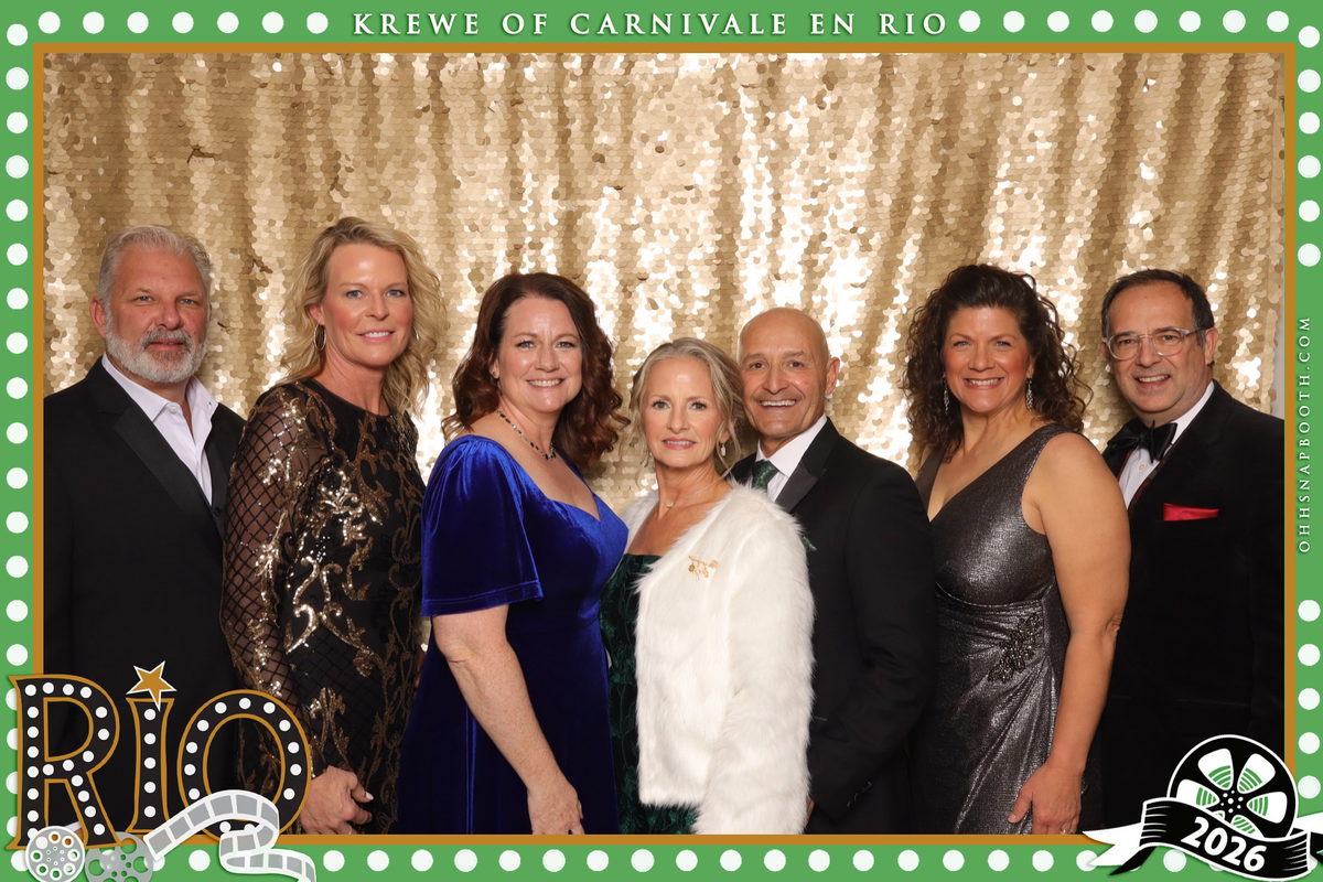 Krewe of Rio 2026 Mardi Gras ball Photo Booth Photo