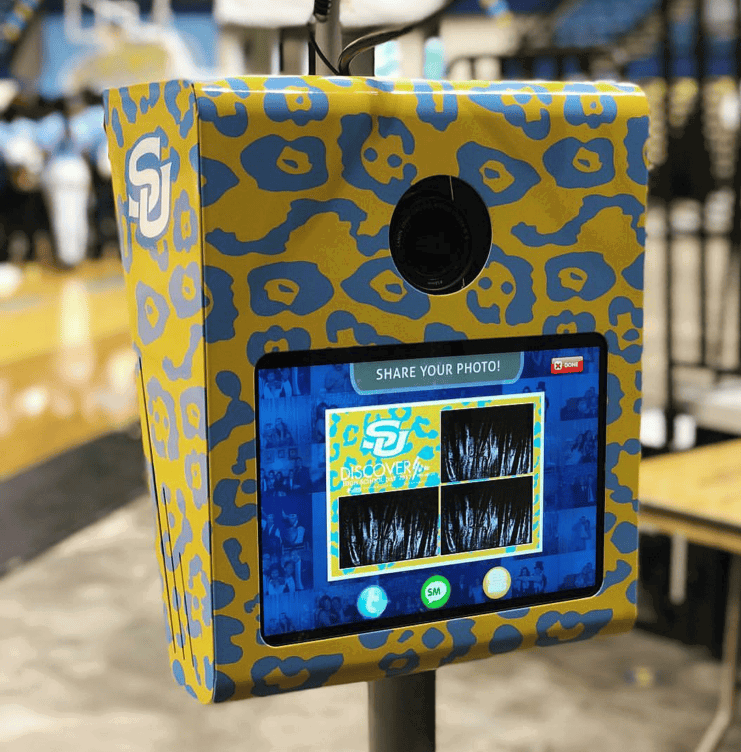 Branded Campus Photo Booth Activation